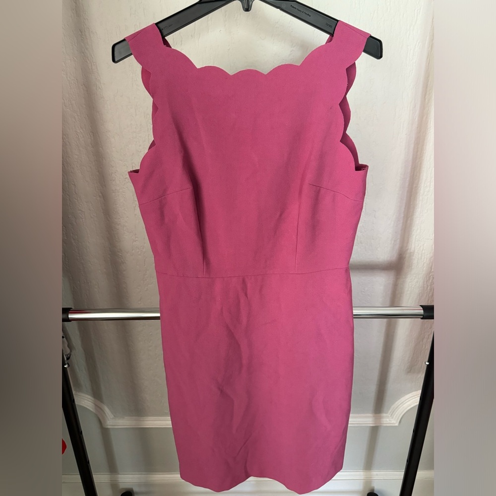 LOFT Outlet Scalloped Dress